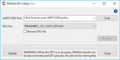 RN4020FirmwareUpdateTool