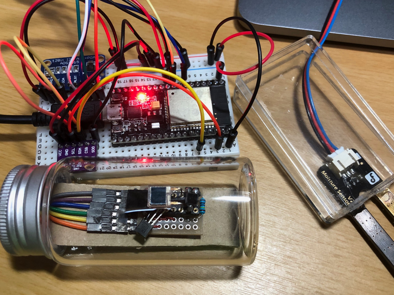 ESP32+センサー